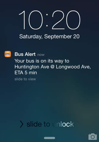 Bus Alert screenshot 3