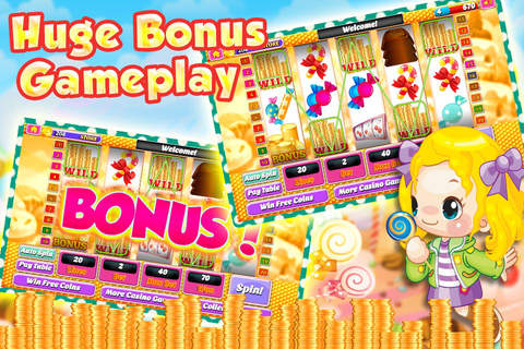 AAA Vegas Candy Party Slots - Mega Golden Bonanza screenshot 2