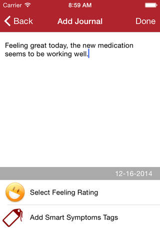 Cardiomyopathy : news, personal journal and medication reminder screenshot 4