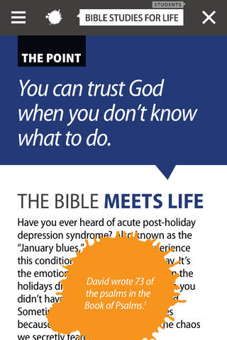 Bible Studies for Life: Students screenshot 3