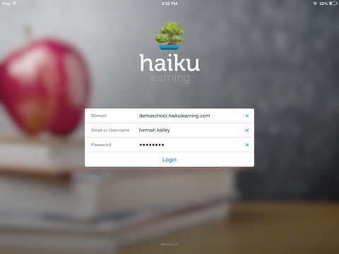 Haiku Learning for iPad