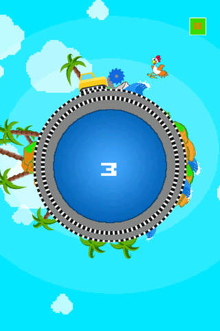 Jumpy Flappy Chicken - Flappy's Back Running in Circle screenshot 2