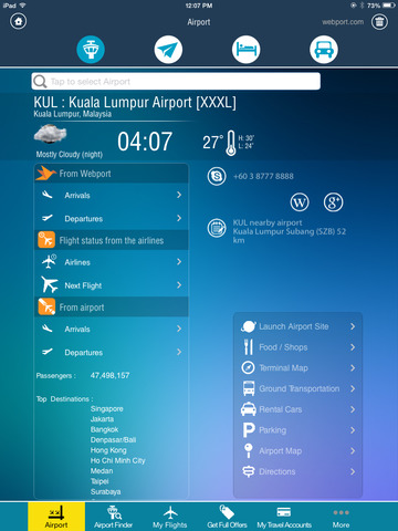 Kuala Lumpur Pro (KUL) Flight Tracking radar screenshot 2