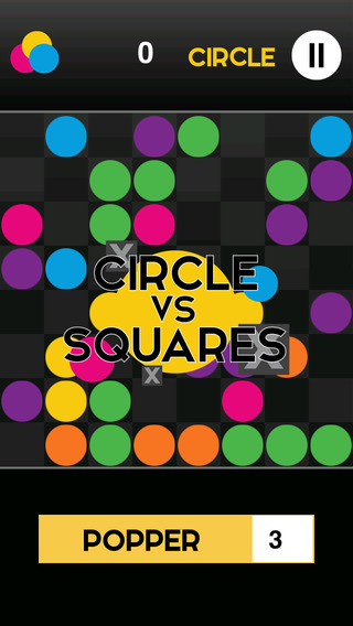 【免費遊戲App】Circles vs Squares-APP點子