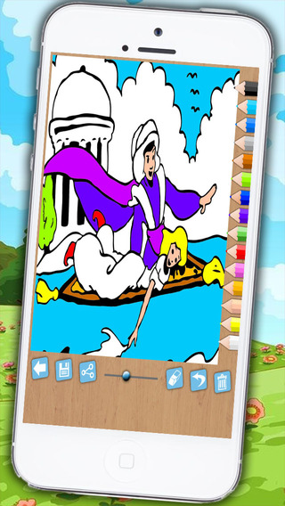 Coloring classic and fairy tales – educational game - Premium