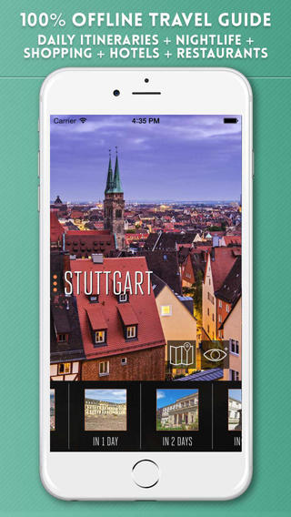 Stuttgart Travel Guide with Offline City Street Maps