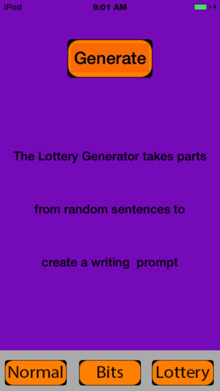 Writing Prompt Generator