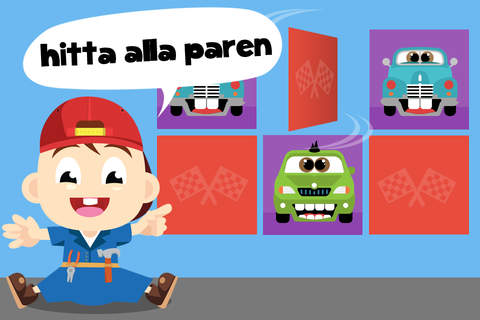 Baby Tommy Cars Cartoon Free - Cars, trains and plane puzzles for boys screenshot 2