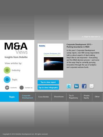 【免費商業App】Deloitte M&A Views-APP點子