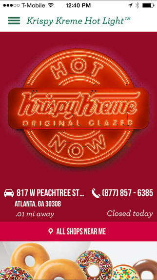 【免費生活App】Krispy Kreme Hot Light-APP點子