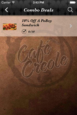 Cafe Creole screenshot 2