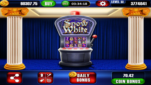 【免費遊戲App】Snow White Slots-APP點子