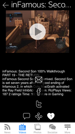 【免費新聞App】NewsApp for Infamous:Second Son-APP點子