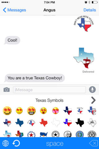 Texas Emoji Keyboard Premium screenshot 2