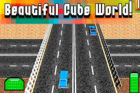 Cube Cars: Turbo Racing 3D screenshot 4