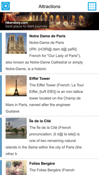 【免費旅遊App】Paris Offline GPS Map & Travel Guide Free-APP點子