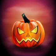 Halloween Zombie Pumpkin Rush mobile app icon