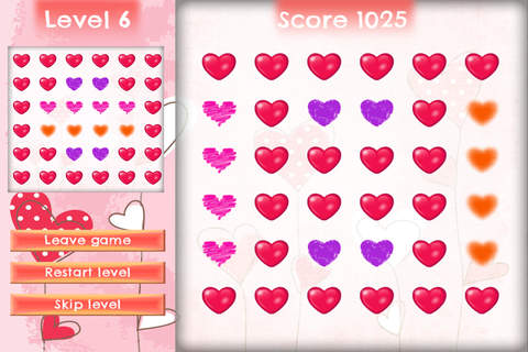 Cupid Fix - FREE - Slide Rows And Match Vintage 90's Items Super Puzzle Game screenshot 2