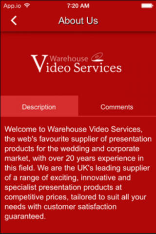 Warehouse Video Services screenshot 2