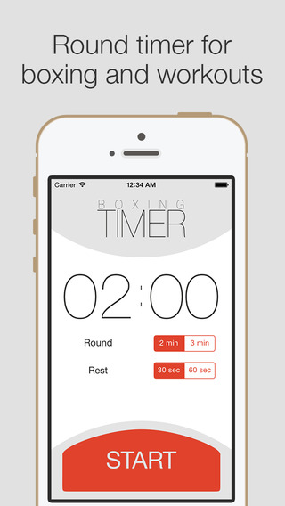 Boxing timer - round counter