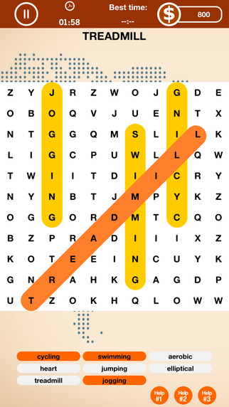 Word Search - See the Hidden Words Game Puzzle