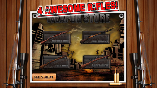 一个二战狙击手射击游戏，武器模拟器范围步枪免费游戏