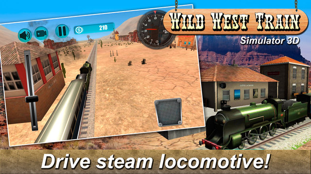 Wild West Train Simulator 3D
