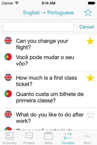 Portuguese Translator + screenshot 2