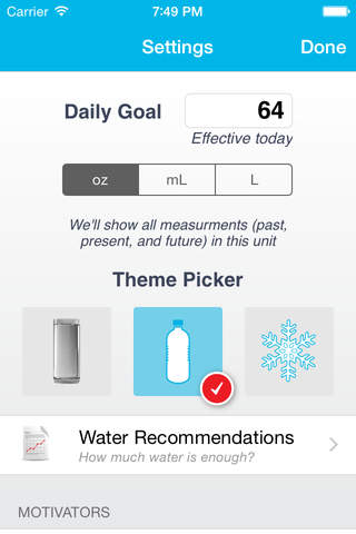 Waterlogged+ - Premier Water Tracker Plus Remiders screenshot 3