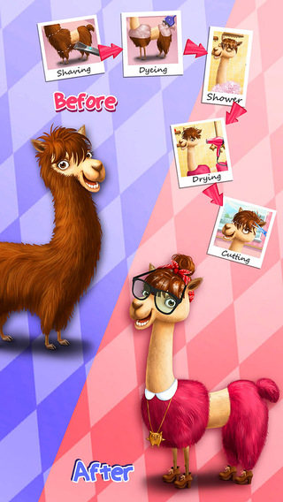 【免費遊戲App】Animal Hair Salon and Dress Up - Furry Pets Haircut and Style Makeover-APP點子