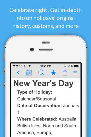 Holiday Calendar - Dates and Info on Holidays around the World screenshot 3
