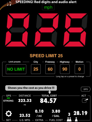 【免費交通運輸App】Speedometer - Speed Limit Alert, Trip Cost Computer, Mileage Log and GPS Tracker-APP點子