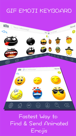 【免費社交App】GIF Emoji Keyboard PRO -  New 5000 + Animated 3D Emoticons Keyboard for iOS 8 & iOS 7-APP點子