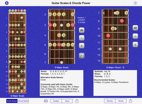 【免費音樂App】Guitar Scales & Chords Power-APP點子