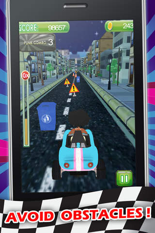 Disco Girl Power Go Kart Adventure - PRO - Harlem Black Beauty Race Car Fever screenshot 3