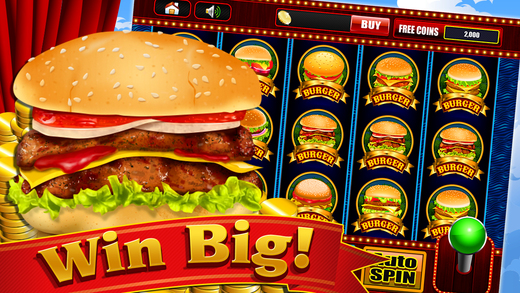 Unlimited Burger Madness Dash of the House King of Spicy Casino Vegas Slots Saga
