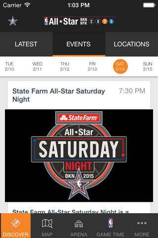 NBA All-Star NYC App screenshot 3