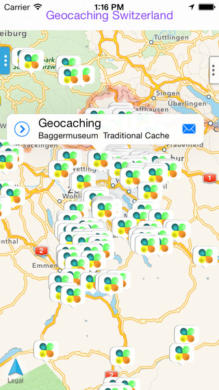 Geocaching Switzerland