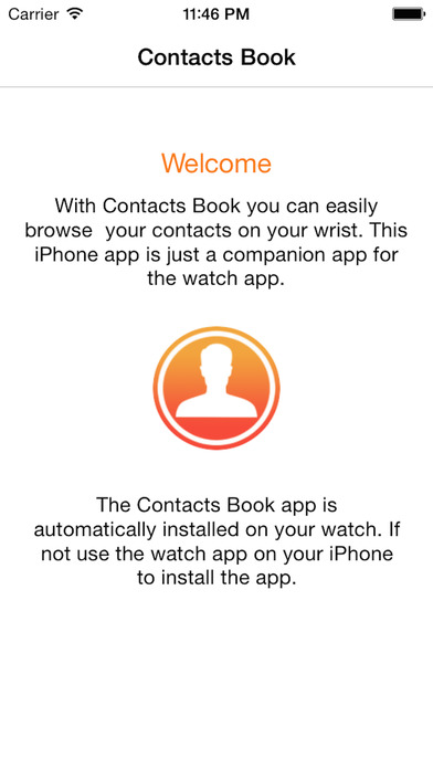 Contacts Book for Apple Watch Screenshot 1