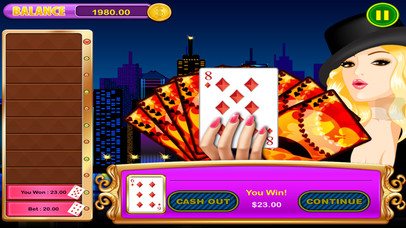 Screenshot 4 Все в джевел Win Лаки Джекпот High-Low (угадать следующую карту) Казино тире Игры Pro