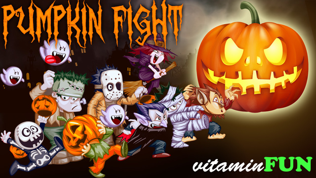 Halloween Pumpkin Fight