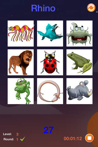 Animal's English Name Quiz Game screenshot 2
