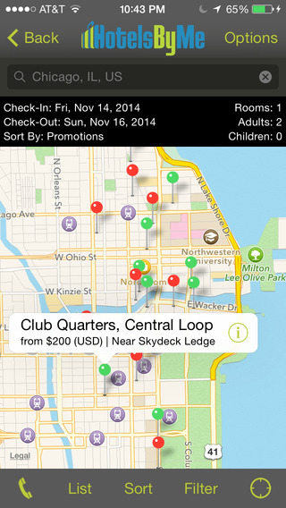 【免費旅遊App】Chicago Hotels - HotelsByMe.com-APP點子
