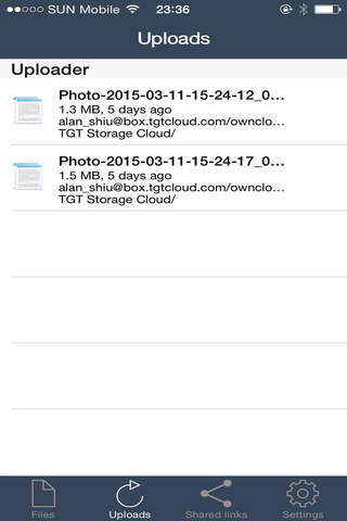 TGT Storage Cloud screenshot 3