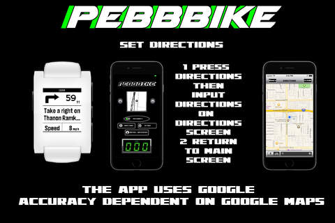 PebbBike-GPS Navigation/Speedometer for Pebble,Ads screenshot 3