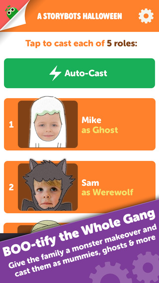 【免費娛樂App】A StoryBots Halloween - Starring You as a Ghost, Vampire, Frankenstein, Werewolf & Mummy for Kids, Parents, Teachers-APP點子