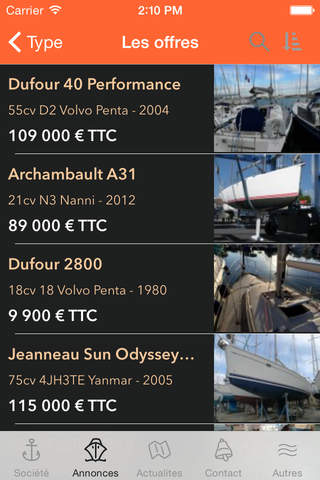 Tenor Yachts screenshot 2