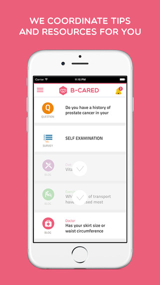 【免費健康App】B-Cared : customized resource for breast cancer care-APP點子