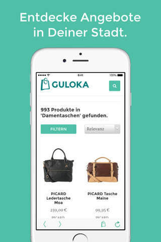 GULOKA: Produkte in Deiner Stadt finden. screenshot 2