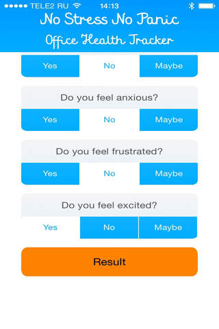 No Stress No Panic GOLD - Office Health Tracker screenshot 2